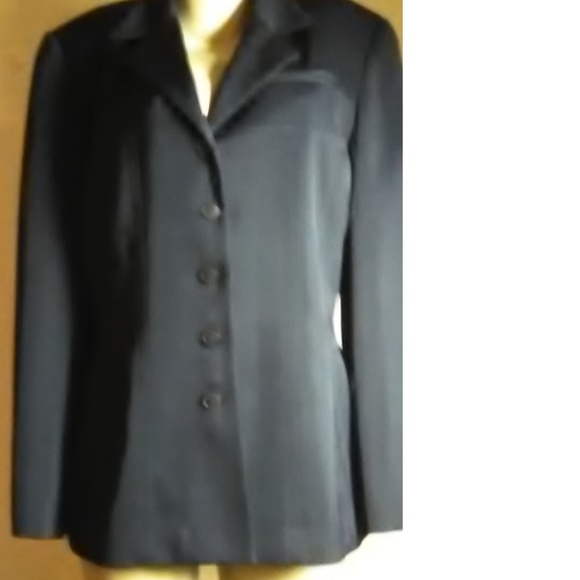 Larry Levine Black Blazer Size 14 - Picture 2 of 5